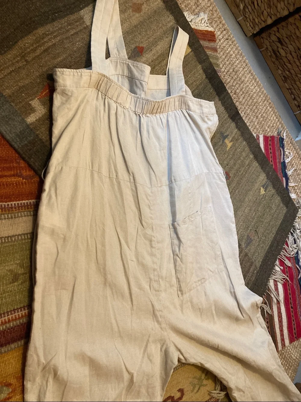 Quince linen jumpsuit/overalls